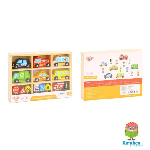 100188 Prevozna sredstva i saobraćajni znaci - set (3+) - Image 2