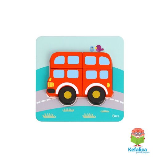 100195 Saobraćaj - 6u1 set puzzle (1+) - Image 6