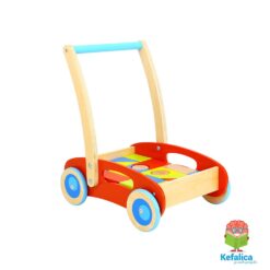 Alternative view of 100199 Drvena hodalica za bebe sa kockicama (1+)