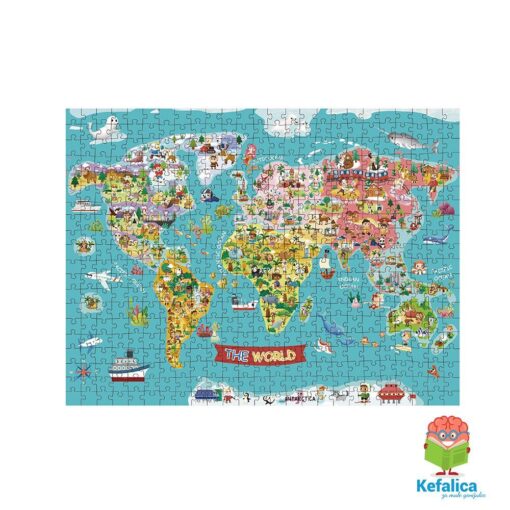 100438 Svijet - puzzle (6+) - Image 3