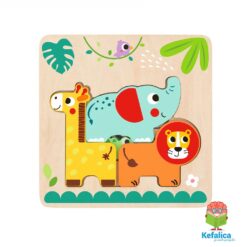 Alternative view of 100248 Višeslojne puzzle - Divlje životinje (1+)