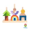100287 Slaganje sijenki - Montesori igra blokovima (3+)