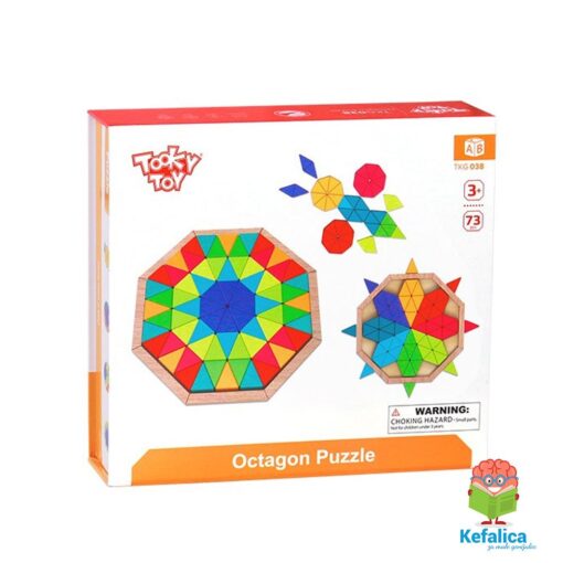 100295 Drvena oktagon slagalica - kreativna igra (3+) - Image 3