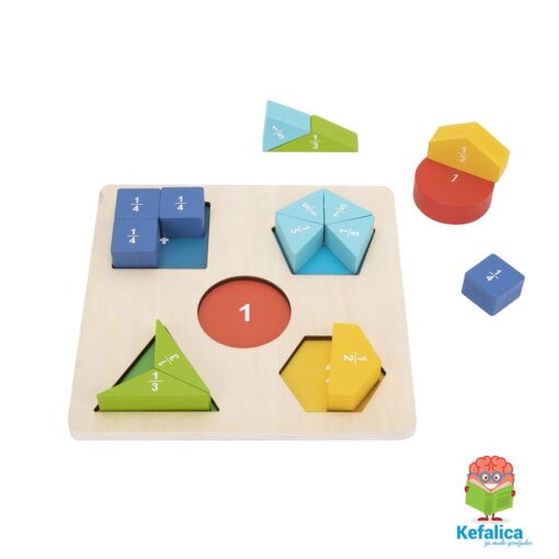 100298 Slagalica sa razlomcima - STEM set (2+) - Image 2