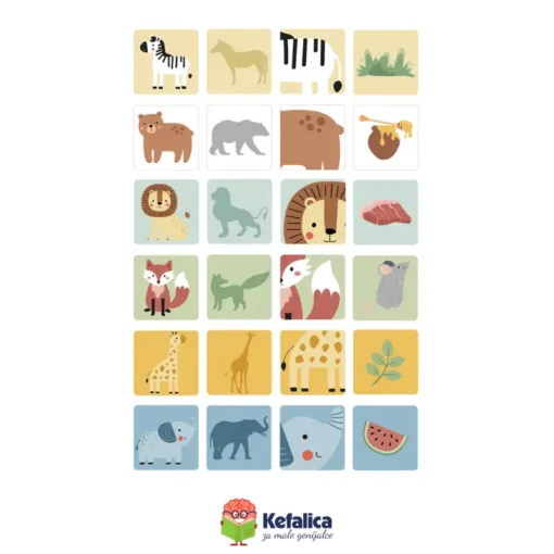 100518 Pastelna jenga - životinje (3+) - Image 2