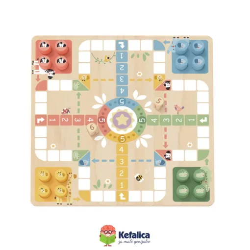 100522 Pastelna 2u1 igra - zmijice i ludo (3+) - Image 3