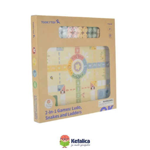 100522 Pastelna 2u1 igra - zmijice i ludo (3+) - Image 4