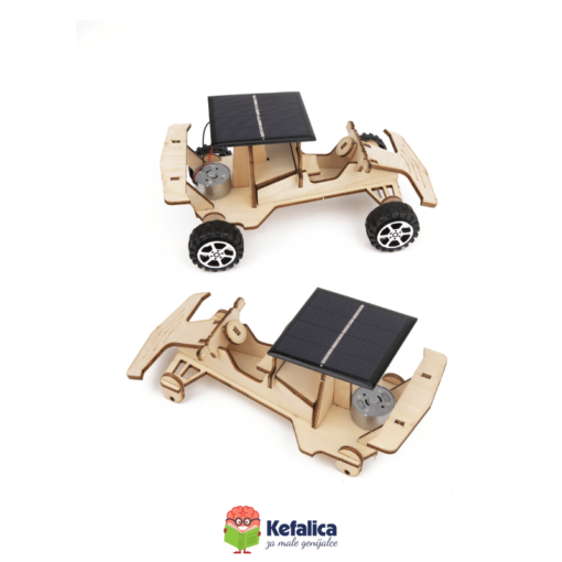 100487 DIY 3D drveni automobili - Solarni trkaći automobil (3+) - Image 5