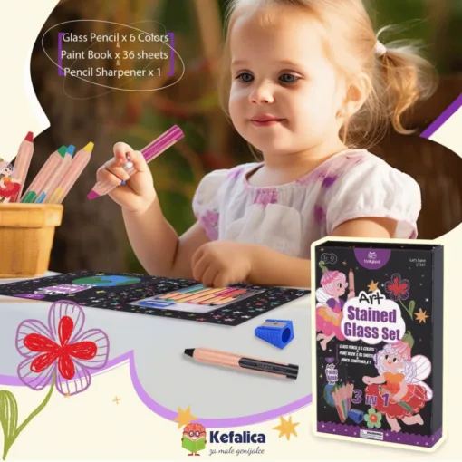 100549 Set za vitraž - kreativni DIY (3+) - Image 2
