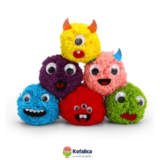 100555 Pom-Pom kreativni set - Čudovišta (5+) - Image 6