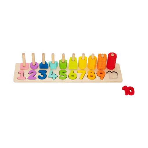 500038  Montessori set 2u1 - Nizanje i brojevi (18m+) - Image 3