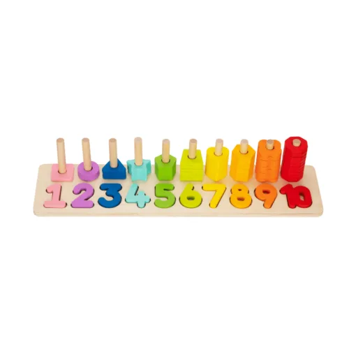 500038  Montessori set 2u1 - Nizanje i brojevi (18m+) - Image 4