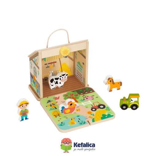 500067 Sklopiva farma - drvena igračka - Image 2