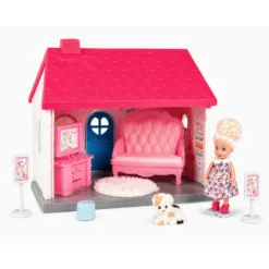 200233-1 LAUREN Kućica sa lutkom - dnevna soba 13cm (DOLL COLLECTION)