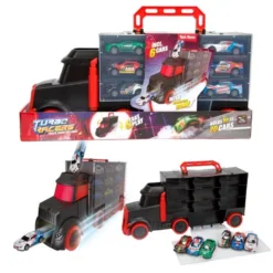 200236 Kamion sa 6 autića na povlačenje (TURBO TRKE SET)