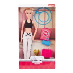 Alternative view of 200322-1 LAUREN Lutka - GIMNASTIČARKA plava (DOLL COLLECTION)
