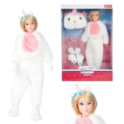 200211-1 LAUREN Lutka - Kostim JEDNOROG bijela (DOLL COLLECTION)