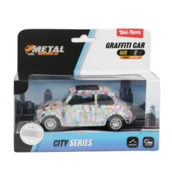 Alternative view of 200252-1 Fiat 500 - metalni graffiti (VOZILA SET)