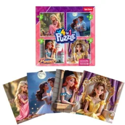 200354-1 Puzzle 4u1 (4, 6, 9 i 12 dijelova) PRINCEZE