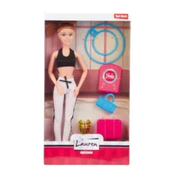 Alternative view of 200322-2 LAUREN Lutka - GIMNASTIČARKA smeđa (DOLL COLLECTION)