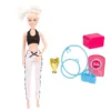200322-1 LAUREN Lutka - GIMNASTIČARKA plava (DOLL COLLECTION)
