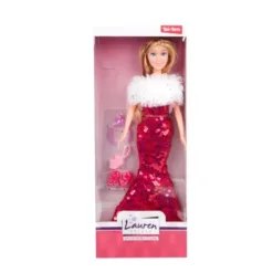 Alternative view of 200320-3 LAUREN Lutka - ROZE Gala haljina sa šljokicama (DOLL COLLECTION)