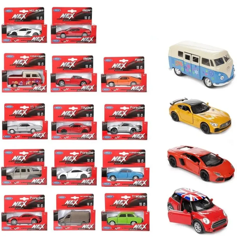 200241 WELLY Auto u kutiji sa prozorom -Miks iznenađenja- asortiman